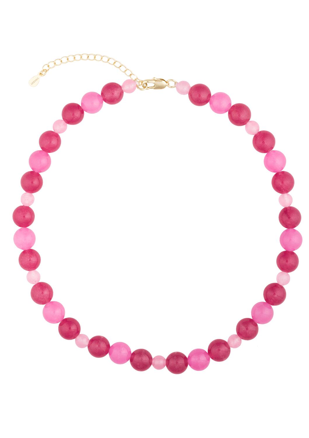Candy Coral Cherry halskæde - Mix Pink